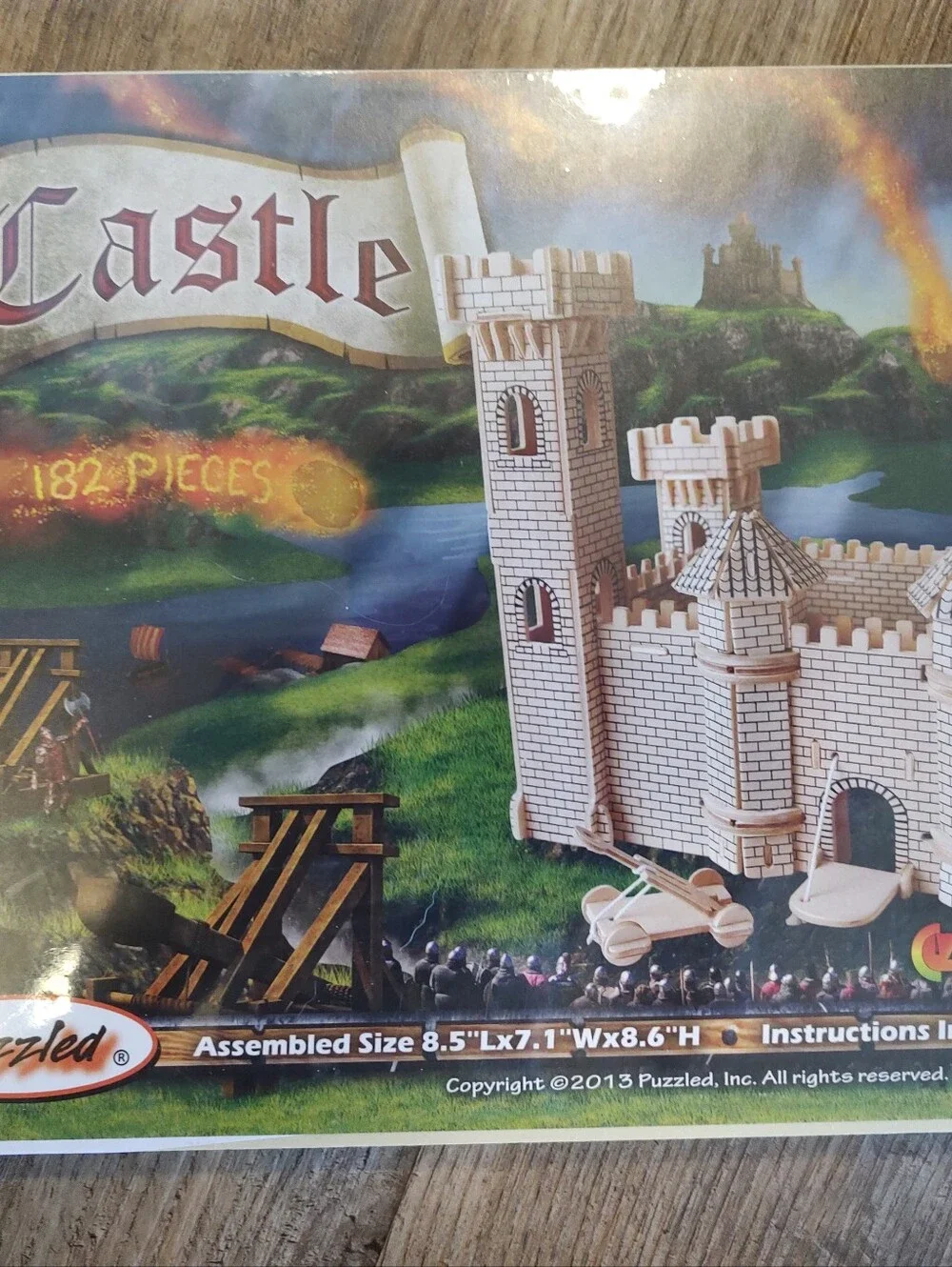 Puzzle 3D Wood Puzzle Castle Kit
